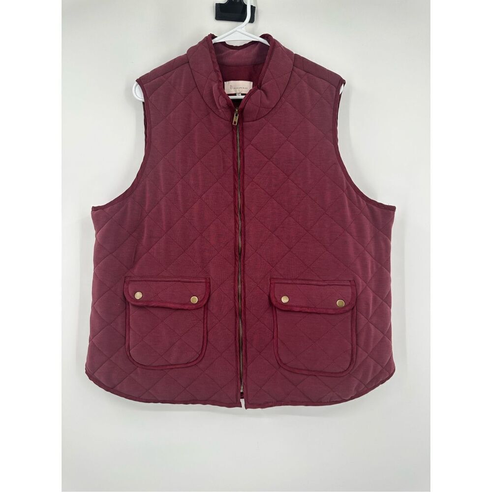 Skies are blue women’s quilted vest size 2XL